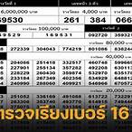 ตรวจหวย16มี ค65